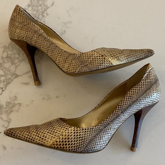 Guess Shoes - Women's Guess Snakeskin High Heels Size 6 1/2 M